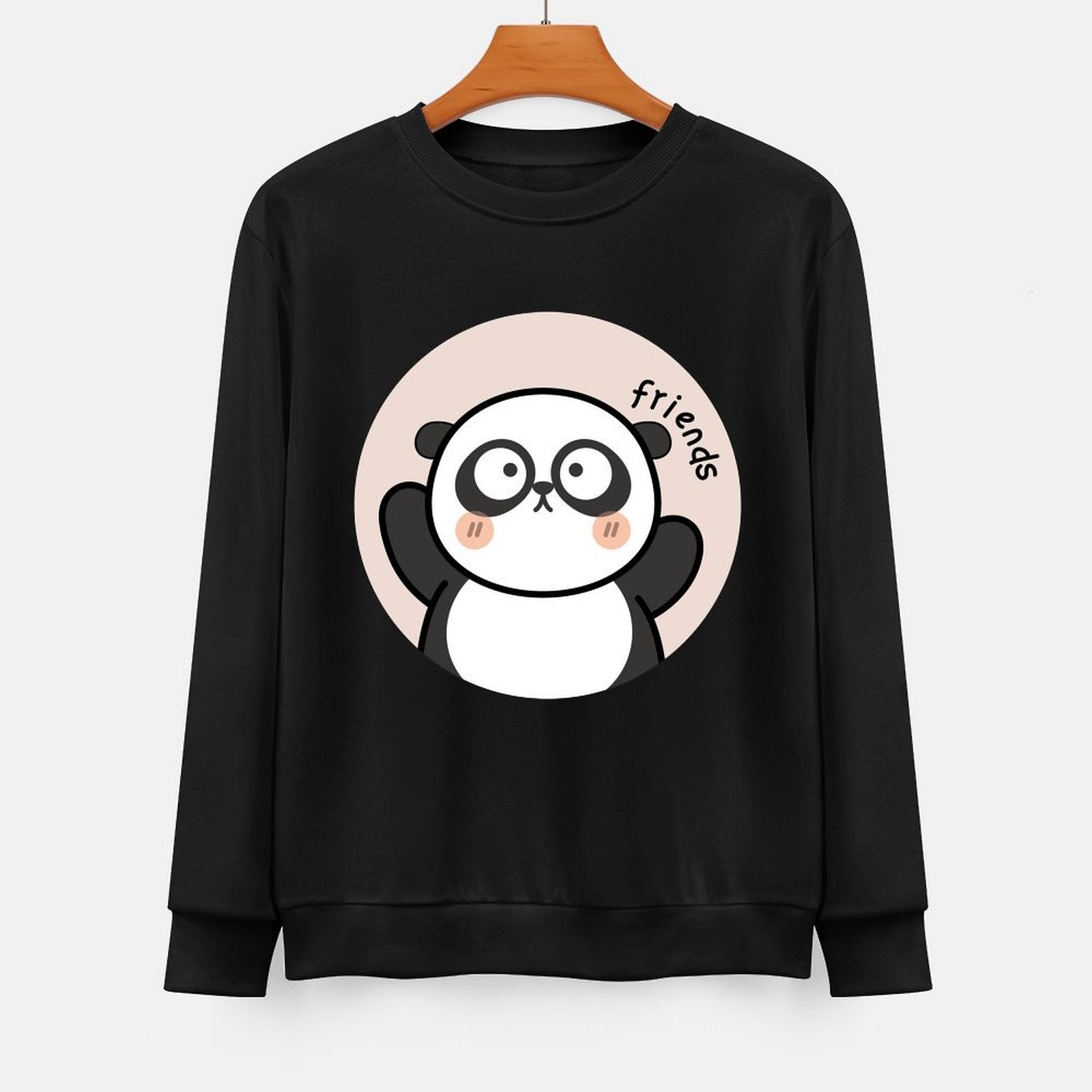 Front Patterned Long Sleeve TopVibrant Colors Clean Edges